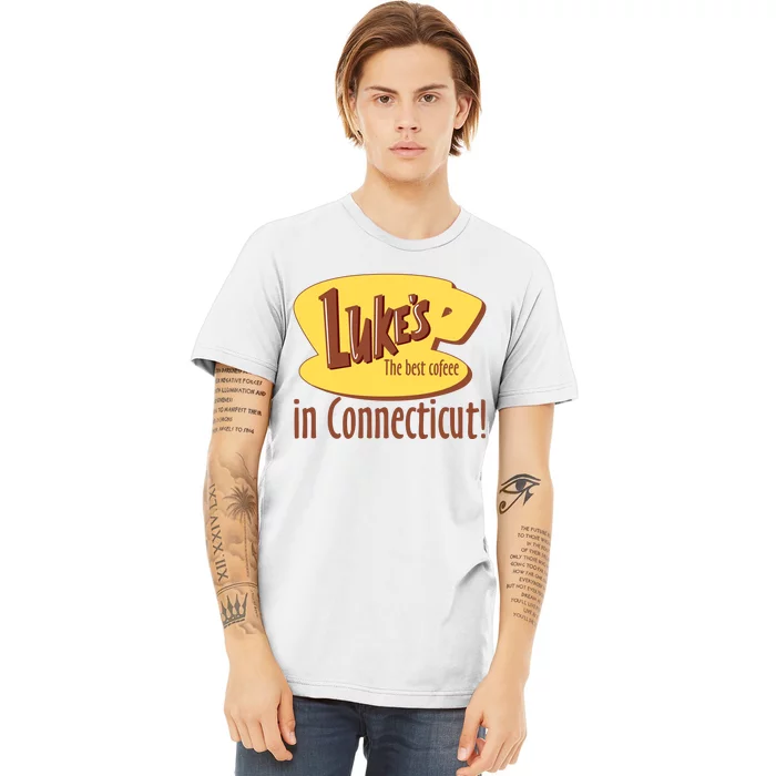 Stars Hollow Lukes Coffee The Best Coffee In Connecticut Premium T-Shirt