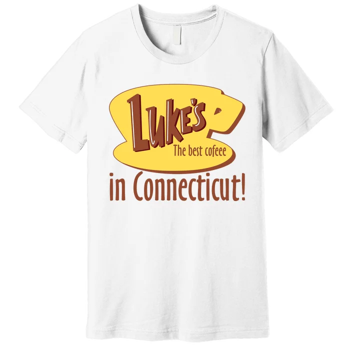 Stars Hollow Lukes Coffee The Best Coffee In Connecticut Premium T-Shirt