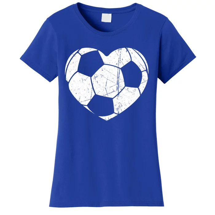 Soccer Heart Love Valentines Day Sport Player Boy Girls Gift Women's T-Shirt