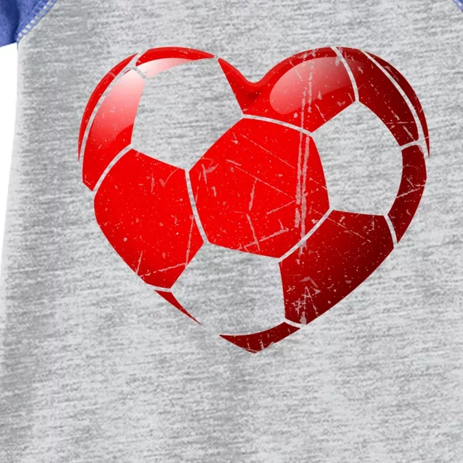 Soccer Heart Love Valentines Day Sport Player Boy Girls Cute Gift Infant Baby Jersey Bodysuit