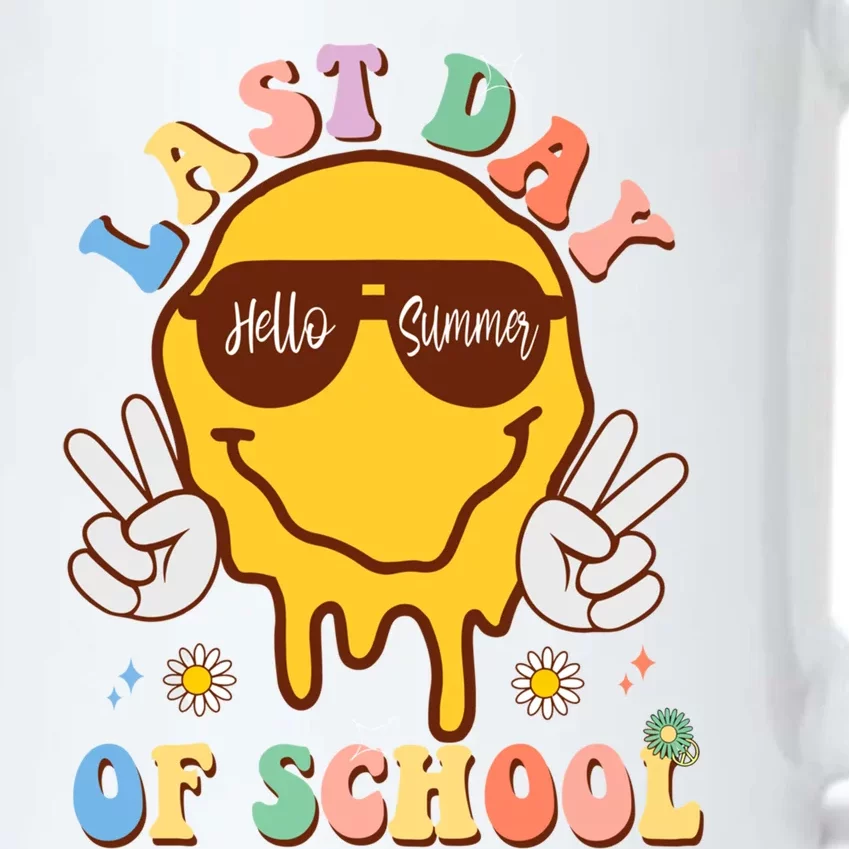 Sunglasses Happy Last Day Of School Graduate Hello Summer Cute Gift Black Color Changing Mug