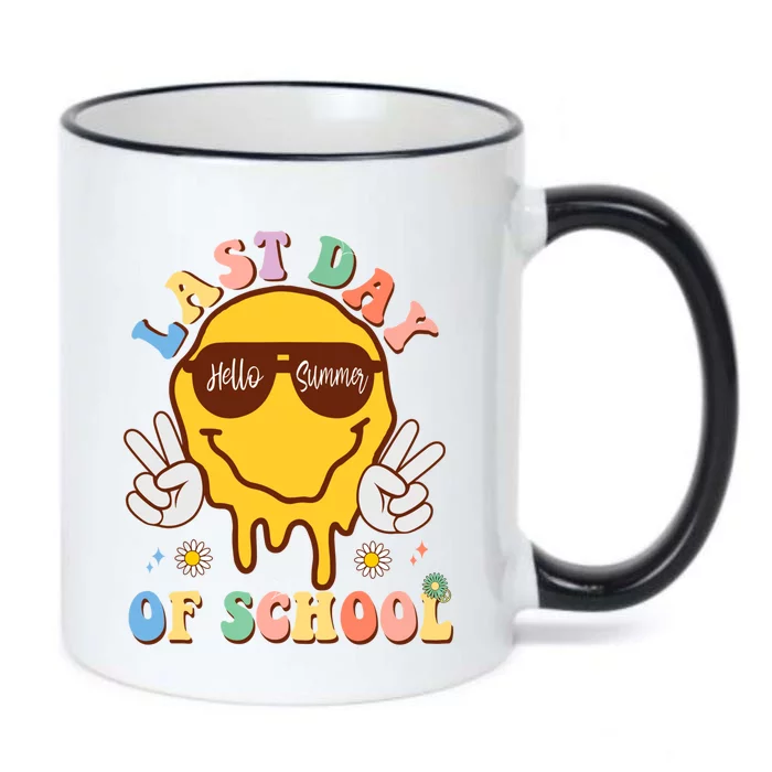 Sunglasses Happy Last Day Of School Graduate Hello Summer Cute Gift Black Color Changing Mug