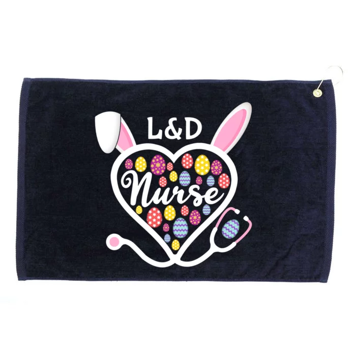 Stethoscope Heart L And D Nurse Easter Bunny Labor And Delivery Gift Grommeted Golf Towel