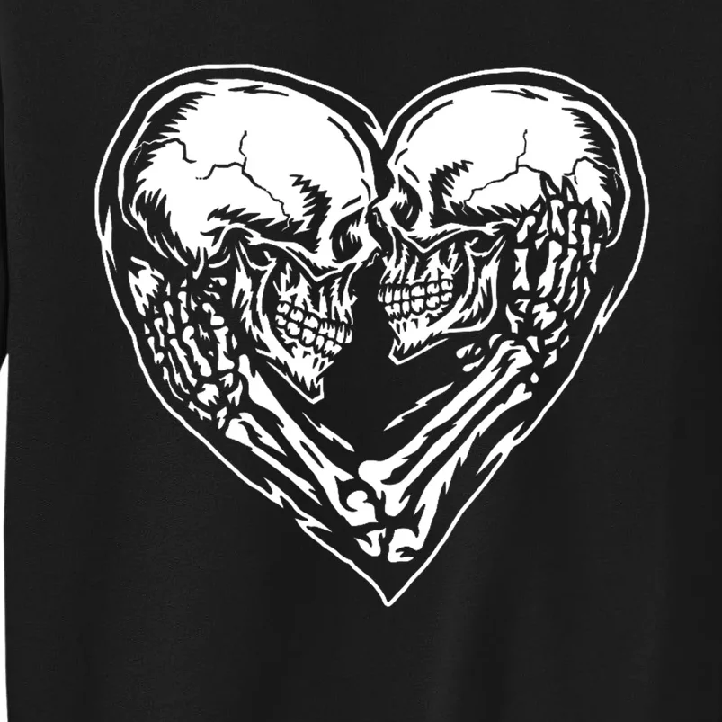 Skull Heart Love Sweatshirt