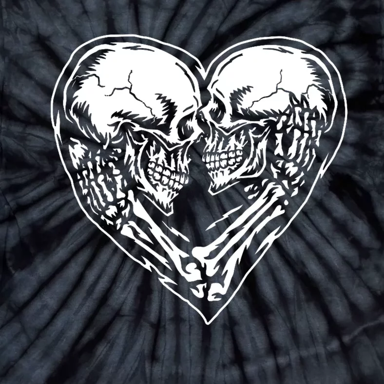 Skull Heart Love Tie-Dye T-Shirt