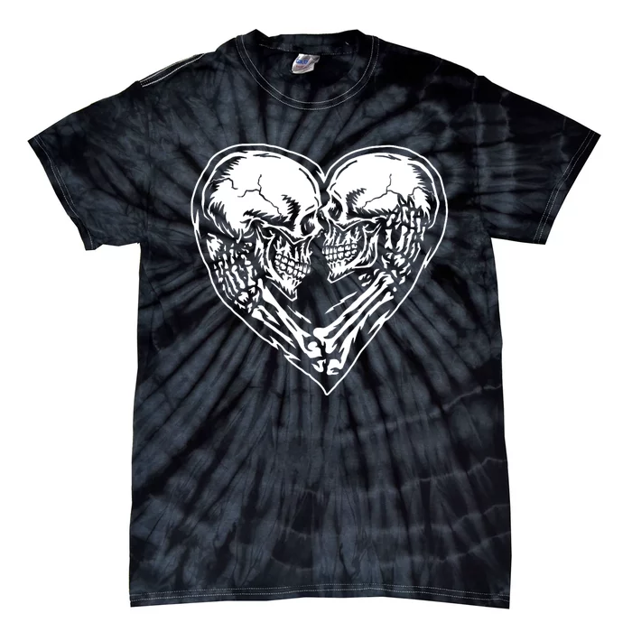 Skull Heart Love Tie-Dye T-Shirt