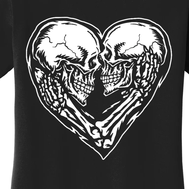 Skull Heart Love Women's T-Shirt