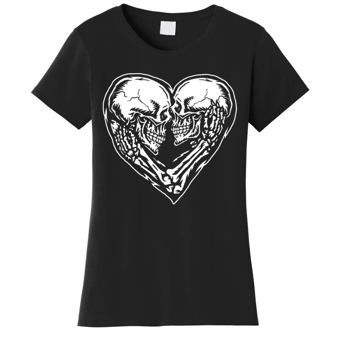 Skull Heart Love Women's T-Shirt