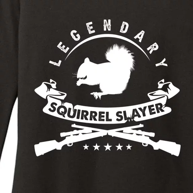 Squirrel Hunter Legendary Squirrel Slayer Squirrel Hunting Cool Gift Womens CVC Long Sleeve Shirt