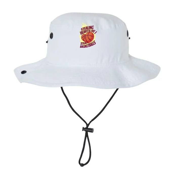 Stealing Hearts Like I Steal Basketballs Legacy Cool Fit Booney Bucket Hat