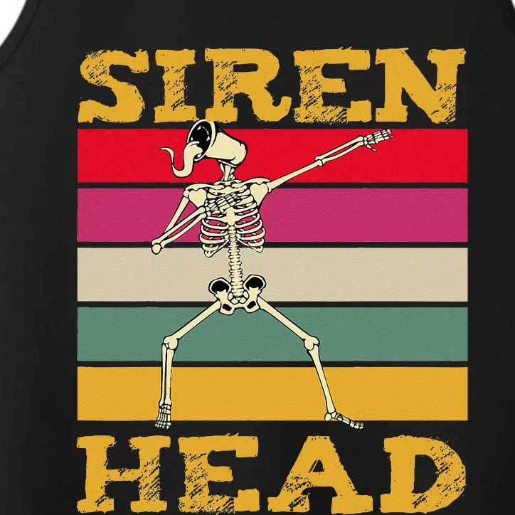 Siren Head Mystical Funny Dabbing Scary Creepy Halloween Performance Tank