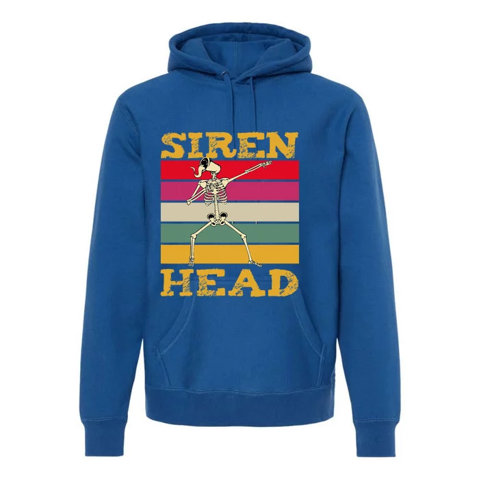 Siren Head Mystical Funny Dabbing Scary Creepy Premium Hoodie