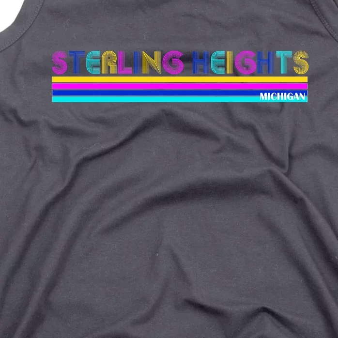 Sterling Heights Michigan Retro Tank Top