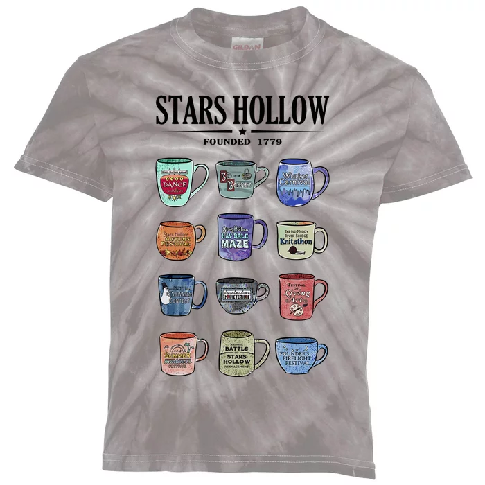 Stars Hollow Mugs Kids Tie-Dye T-Shirt