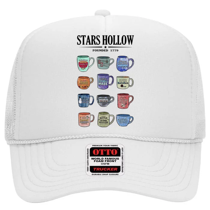 Stars Hollow Mugs High Crown Mesh Trucker Hat