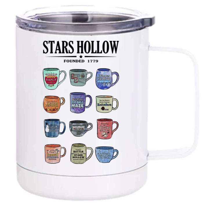 Stars Hollow Mugs Front & Back 12oz Stainless Steel Tumbler Cup