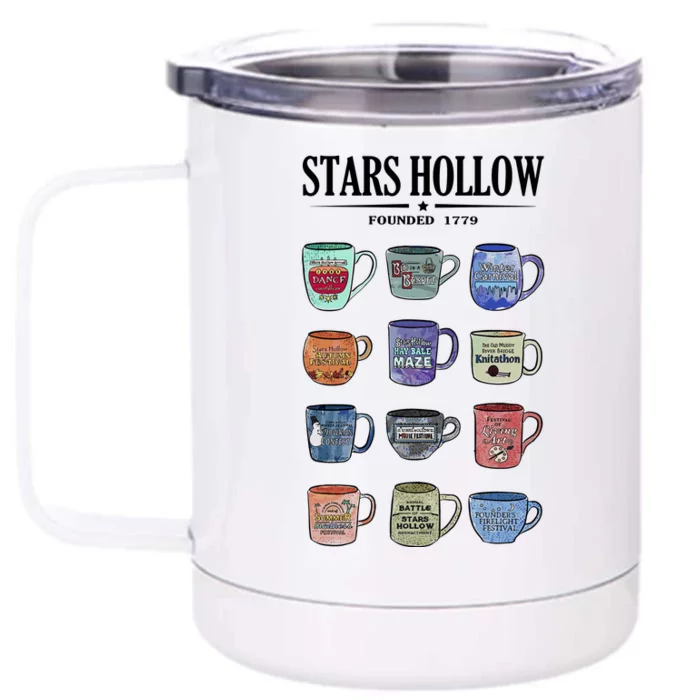 Stars Hollow Mugs Front & Back 12oz Stainless Steel Tumbler Cup