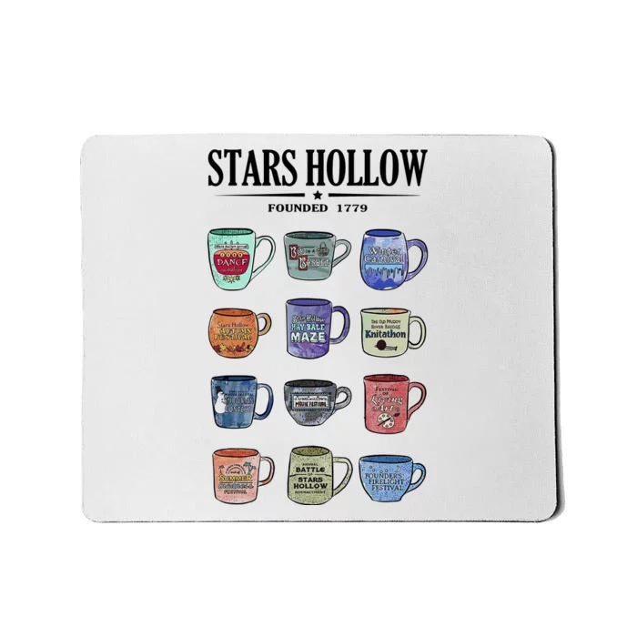 Stars Hollow Mugs Mousepad