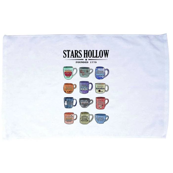 Stars Hollow Mugs Microfiber Hand Towel