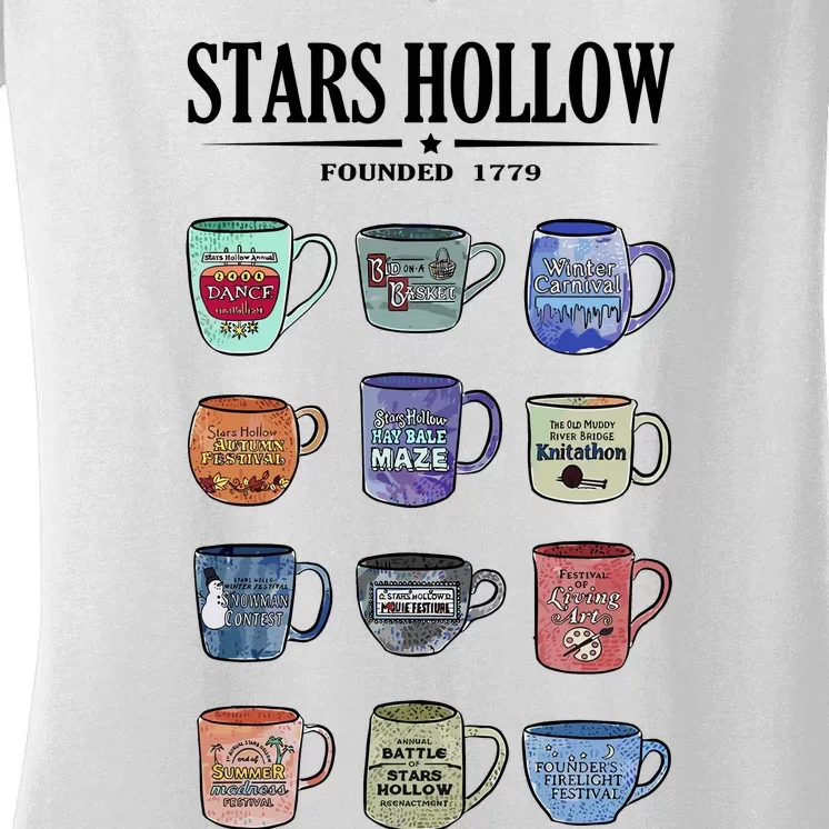 Stars Hollow Mugs Women's V-Neck T-Shirt