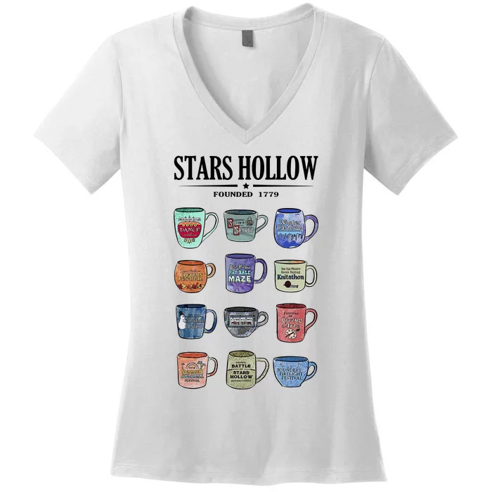 Stars Hollow Mugs Women's V-Neck T-Shirt