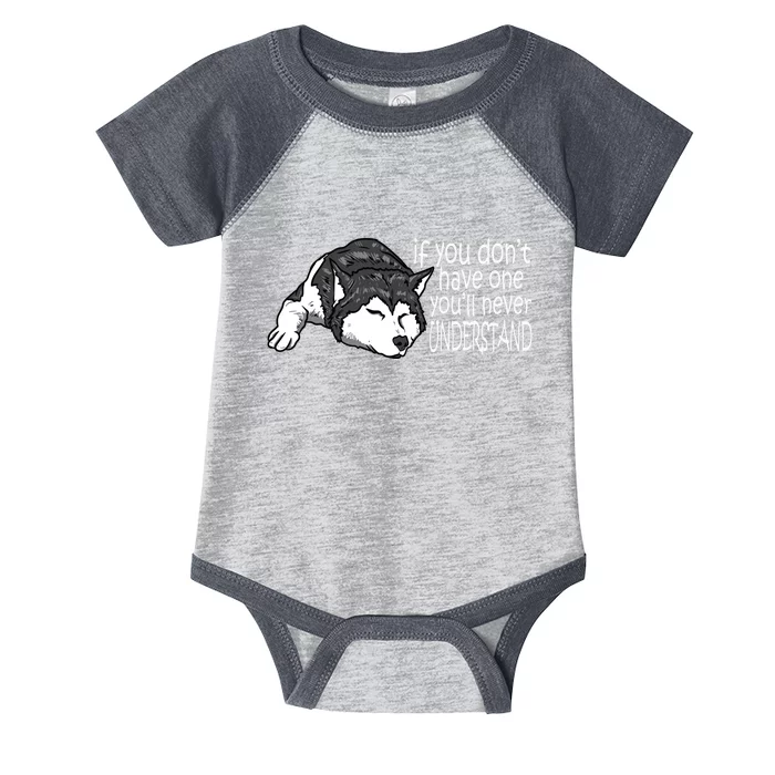 Siberian Husky Mom And Dad Gift Men Women Gift Infant Baby Jersey Bodysuit