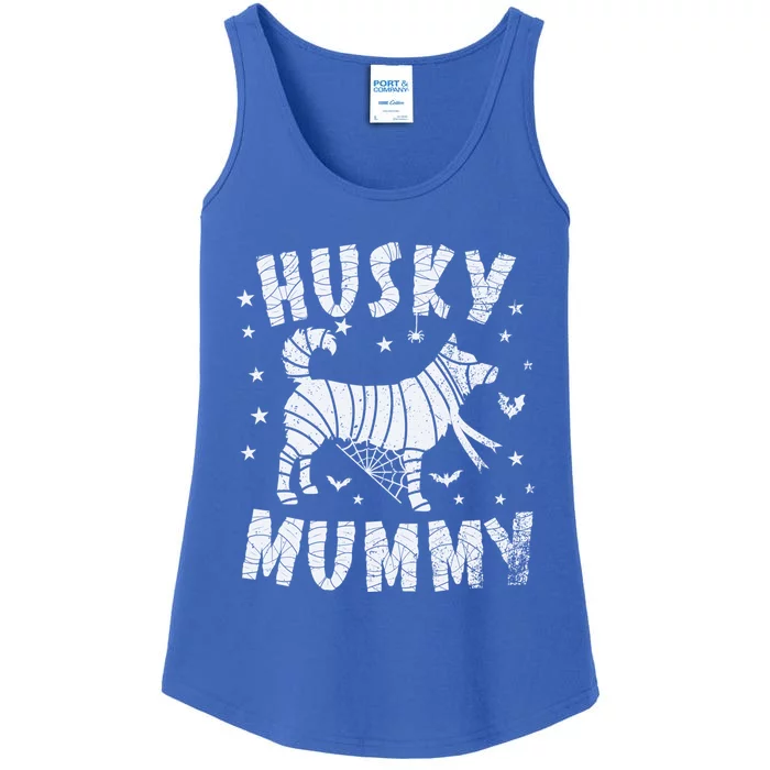 Siberian Husky Mummy Halloween Cool Gift Ladies Essential Tank