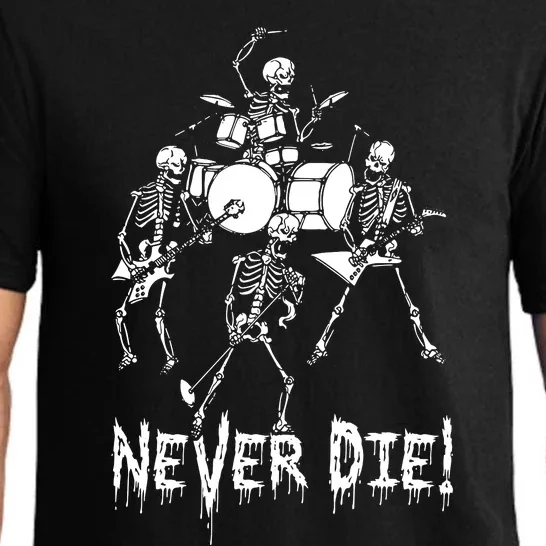 Skeleton Heavy Metal Band Pajama Set