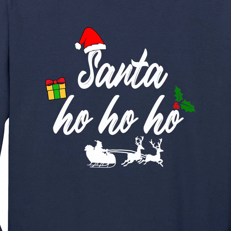 Santa Hohoho | Merry Christmas Tall Long Sleeve T-Shirt