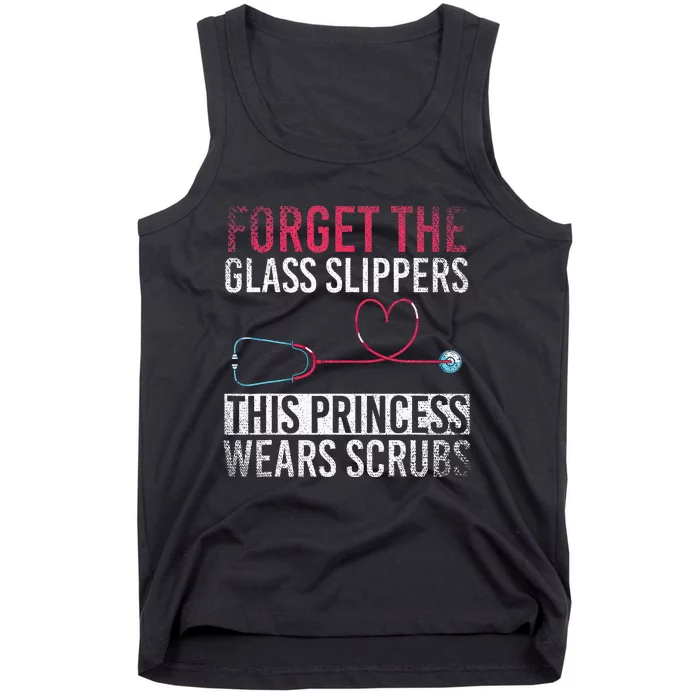 Stethoscope Heart Medical Nursery Healthcare Tank Top