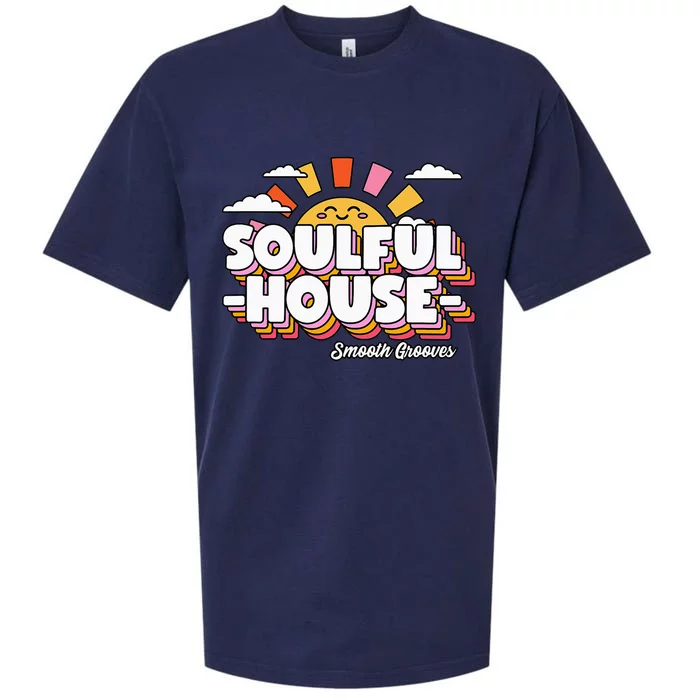 Soulful House Music Deep House Sueded Cloud Jersey T-Shirt