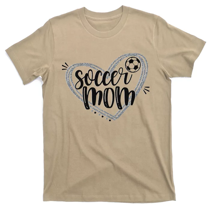 Soccer Heart Mom Soccer Soccer Mom Gift T-Shirt