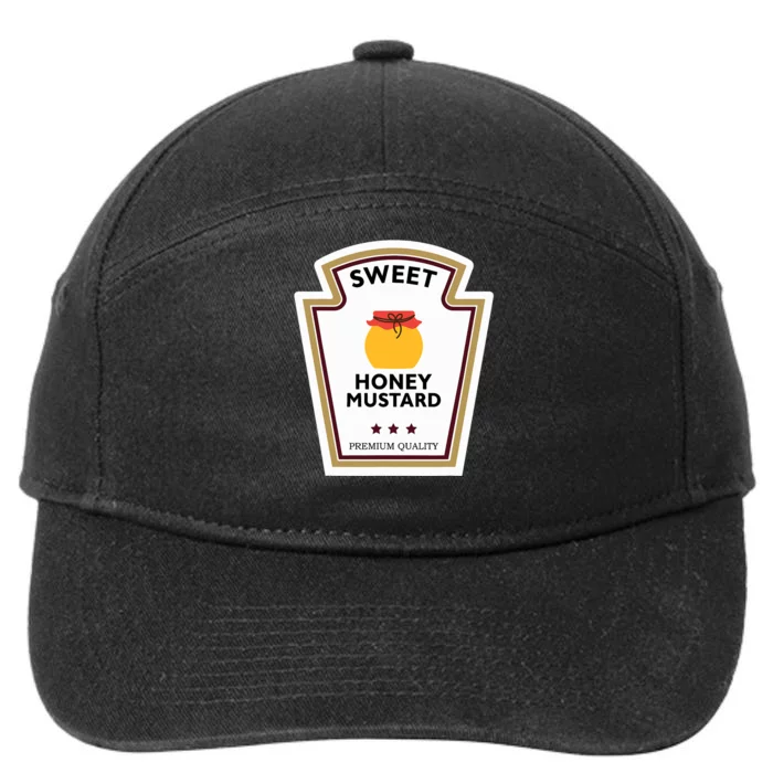 Sweet Honey Mustard Condiment Group Costume 7-Panel Snapback Hat