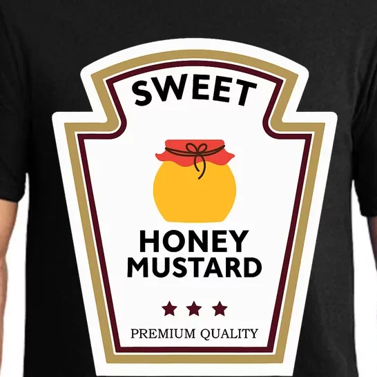 Sweet Honey Mustard Condiment Group Costume Pajama Set