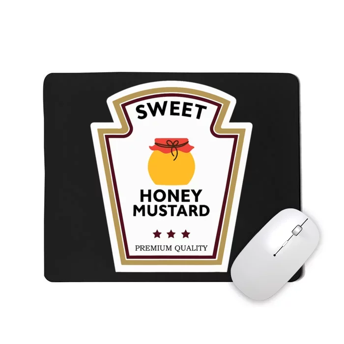 Sweet Honey Mustard Condiment Group Costume Mousepad