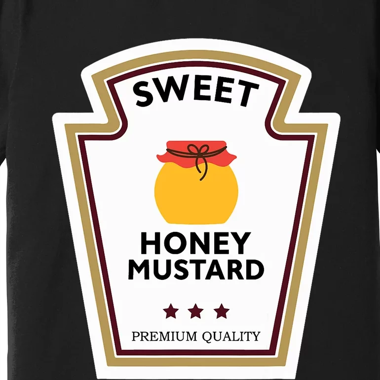 Sweet Honey Mustard Condiment Group Costume Premium T-Shirt