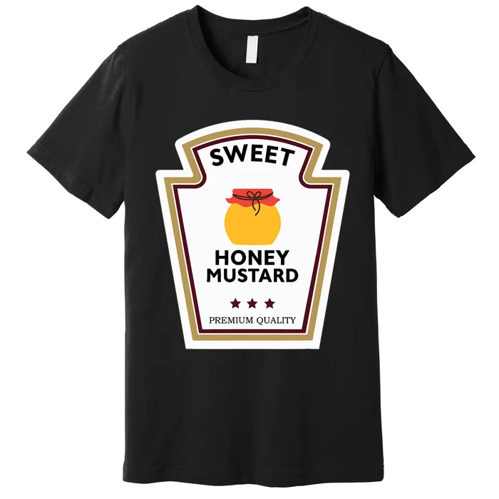 Sweet Honey Mustard Condiment Group Costume Premium T-Shirt