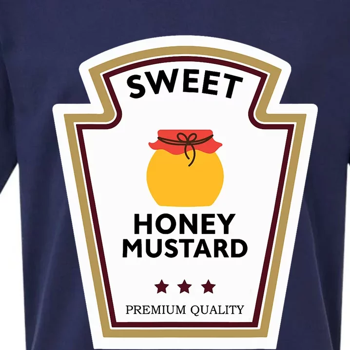 Sweet Honey Mustard Condiment Group Costume Sueded Cloud Jersey T-Shirt