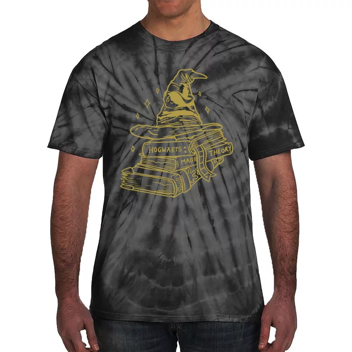 Sorting Hat Magic School Wizard School Tie-Dye T-Shirt