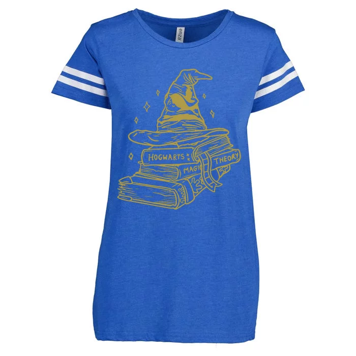 Sorting Hat Magic School Wizard School Enza Ladies Jersey Football T-Shirt