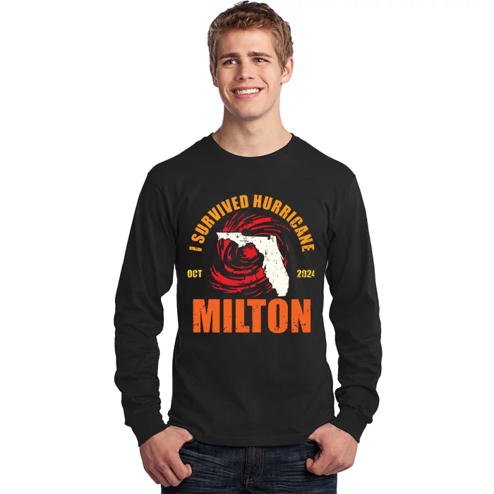 Survived Hurricane Milton Stay Strong Florida Long Sleeve Shirt