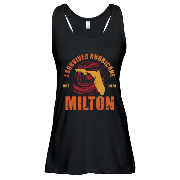 Survived Hurricane Milton Stay Strong Florida Ladies Essential Flowy Tank