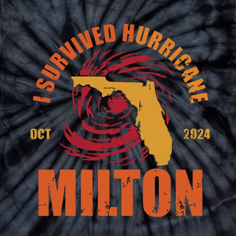 Survived Hurricane Milton Stay Strong Florida Tie-Dye T-Shirt