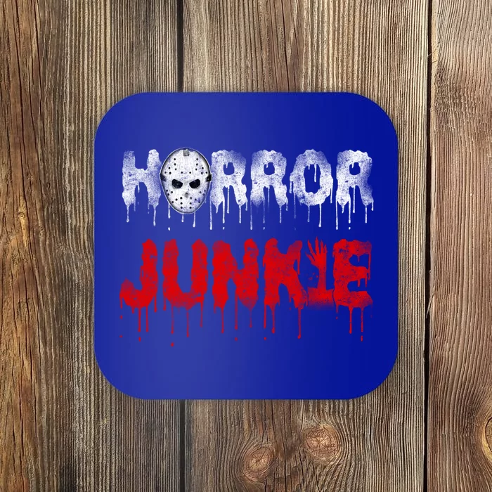 Scary Horror Movie Hockey Mask Junkie Great Gift Coaster