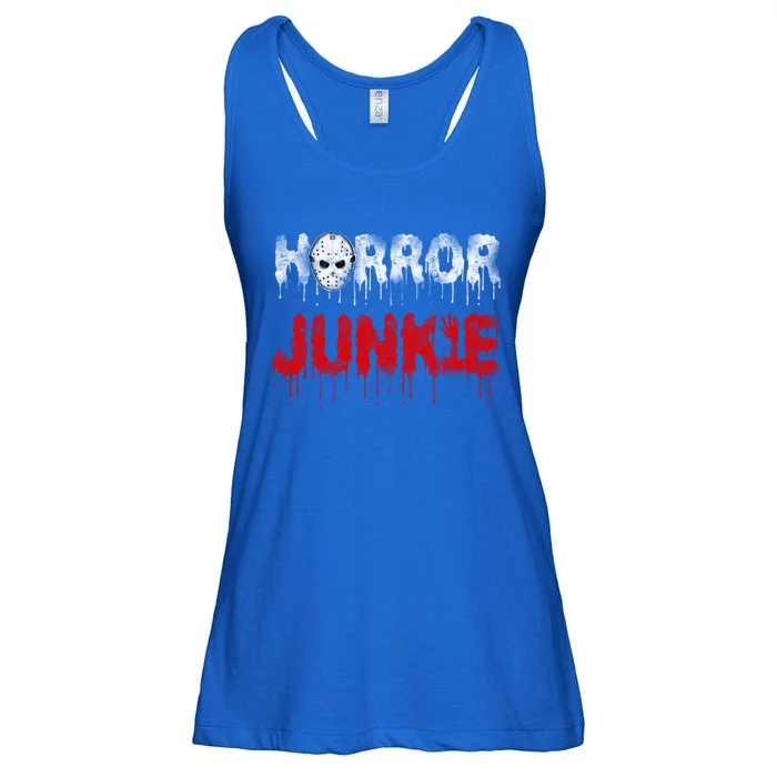 Scary Horror Movie Hockey Mask Junkie Great Gift Ladies Essential Flowy Tank