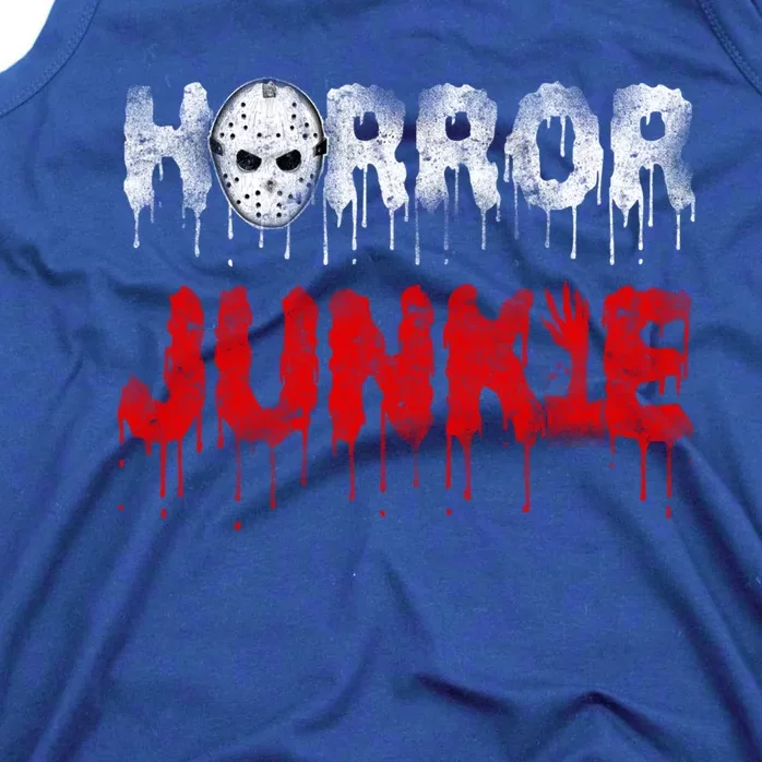 Scary Horror Movie Hockey Mask Junkie Great Gift Tank Top