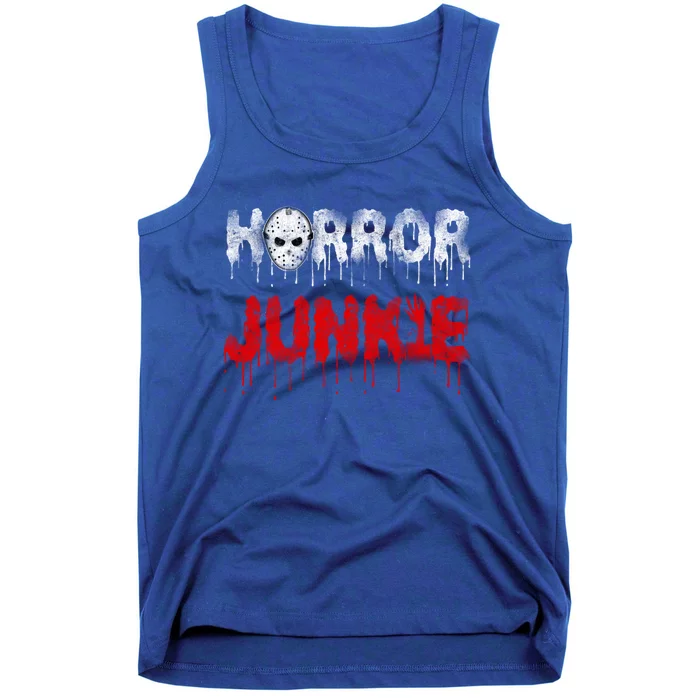 Scary Horror Movie Hockey Mask Junkie Great Gift Tank Top