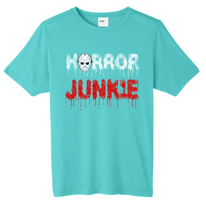 Scary Horror Movie Hockey Mask Junkie Great Gift ChromaSoft Performance T-Shirt