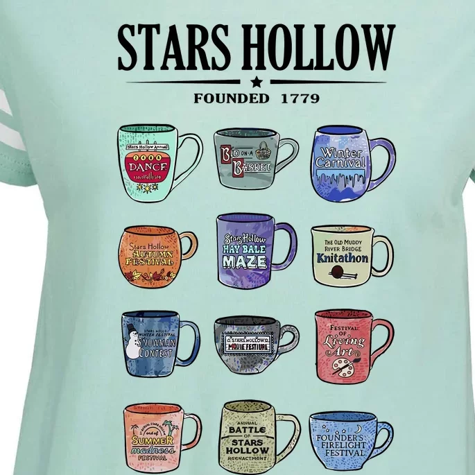 Stars Hollow Mugs Enza Ladies Jersey Football T-Shirt