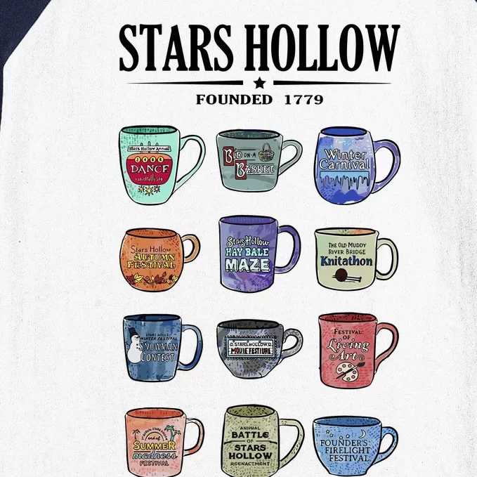 Stars Hollow Mugs Baseball Sleeve Shirt